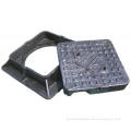 Cast Iron Metal Manhole Cover and Frame (Square)